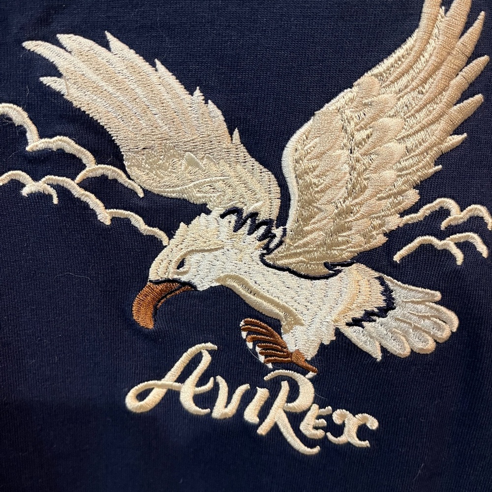 Avirex Embroidered Dark Blue Tee with Logo
NWOT - Picture 3 of 11